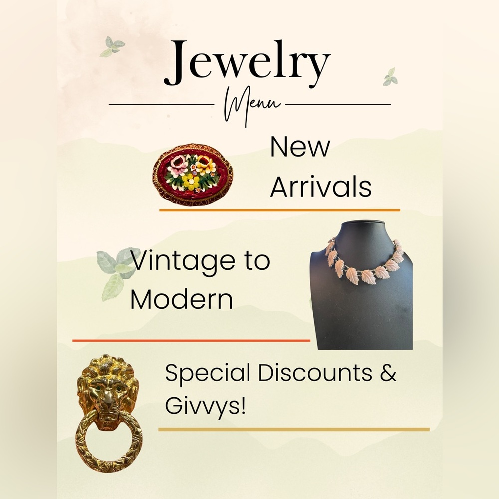 Live sale jewelry item